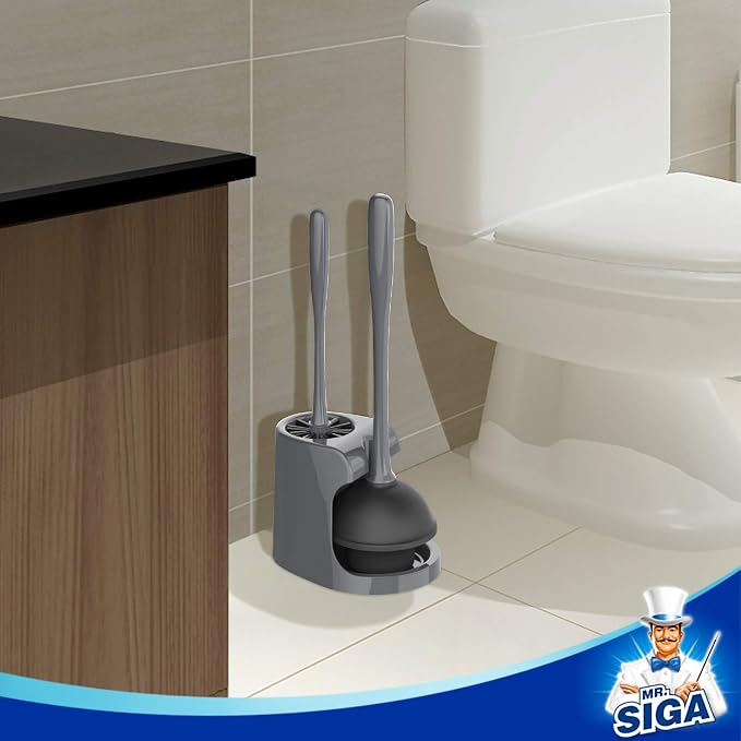 MR.SIGA Toilet Plunger and Bowl Brush Combo - Image 7