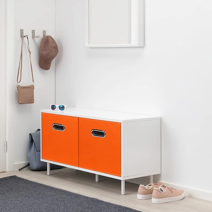 Fabric Cubby Storage Bins, Cube Organizer Bin Foldable Storage Boxes - Image 4