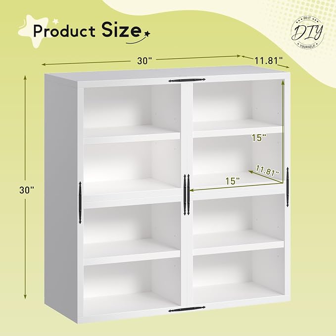 Homkdom 4 Cube Storage Organizer - Image 3