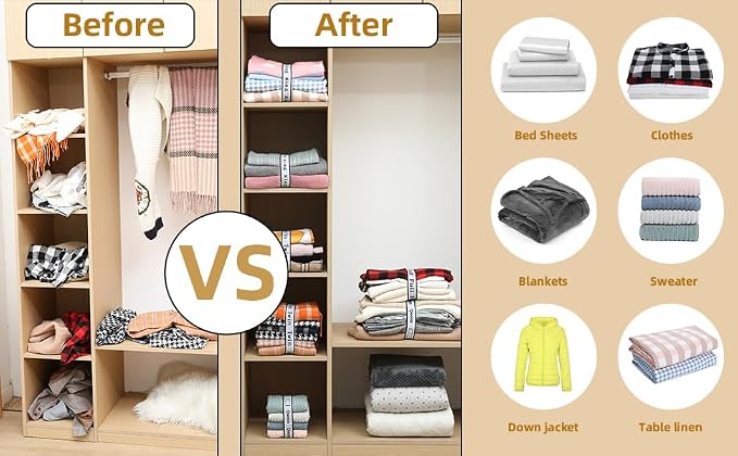 8Pcs Bed Sheet Organizer Bands Sheets Labels - Image 2