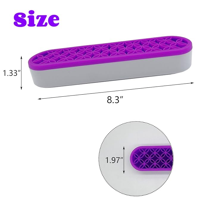 TANG SONG 1 PC Silicone Make up Brush Holder Cosmetic Storage Box Desktop - Image 2