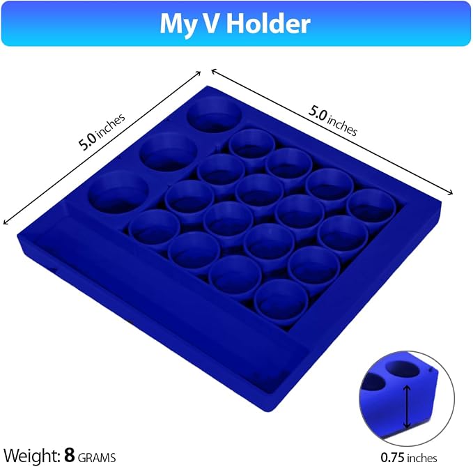 Vial Holder for Refrigerator Use | Home Vial Organizer Tray for Peptide– - Image 2