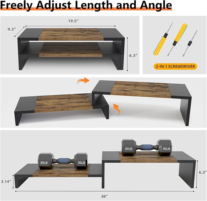 WESTREE Dual Monitor Stand - Image 6