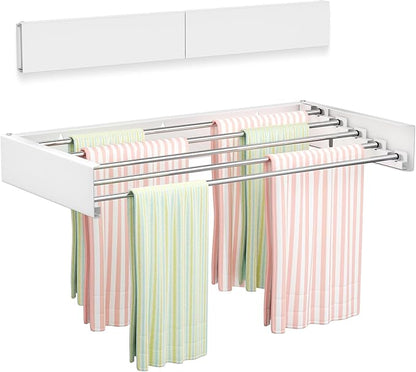 Wall Mounted Clothes Drying Rack 23.6", Foldable Wall Mount Laundry Rack by DiscovertheEleganceofAir-drying