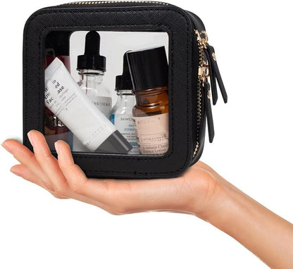 Travel Clear Makeup Bag Set, TSA Approved Cosmetic Bag Case - Image 7