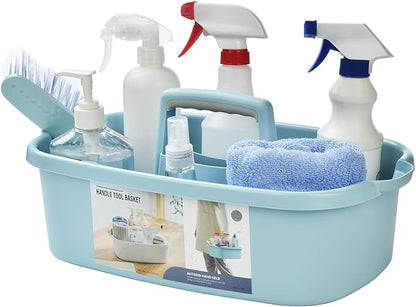 ALINK Large Plastic Shower Caddy Tote, Portable Storage Caddy Basket Organizer by ALINK