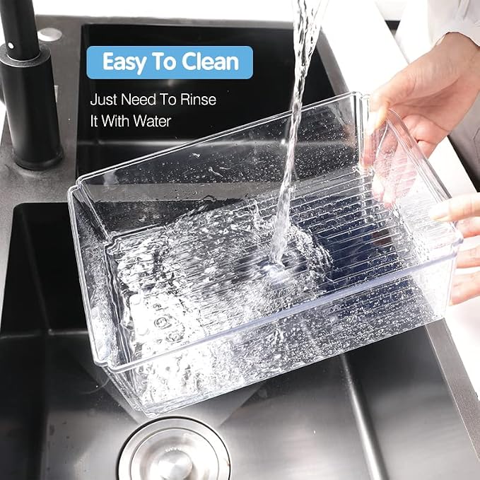 Pure Future 10-Pack Clear Fridge Organizer Containers - Image 7