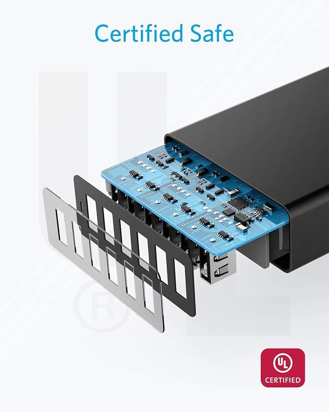 Anker Desktop Charger, 60W 6 Port USB Multiple Charging Hub, PowerPort 6 - Image 7