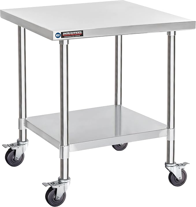 DuraSteel 30x30 NSF Stainless Steel Cart by DuraSteel