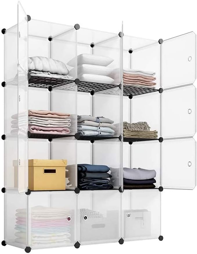 12 Cube Storage Organizer, Closet Storage Shelves by NALLBEIRRAA