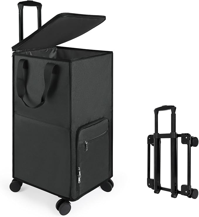 Bukere Extra Large Rolling Laundry Basket by Bukere