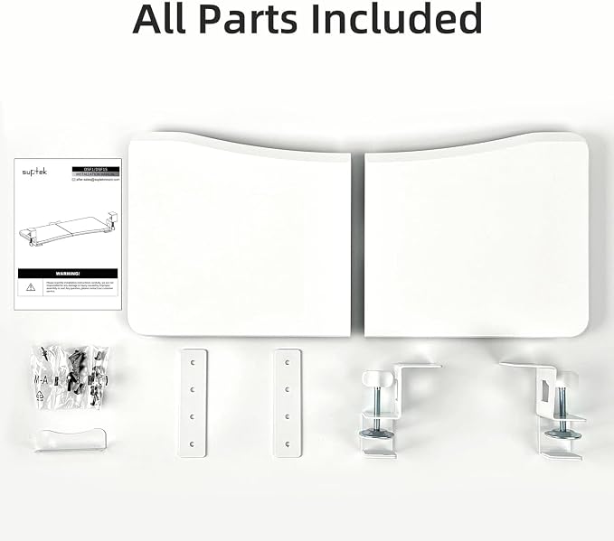 suptek Keyboard Tray Under Desk Pull Out - Image 9