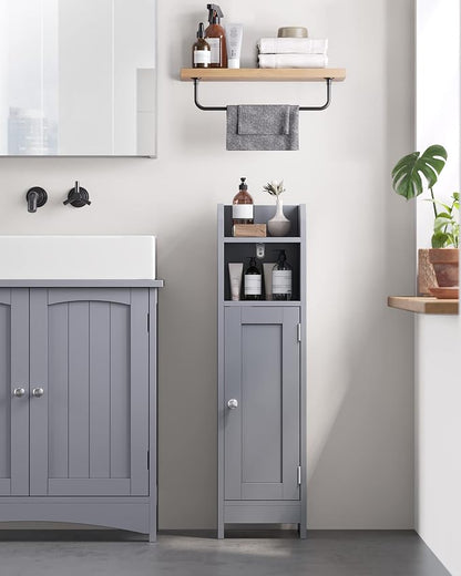 VASAGLE Small Storage Corner Floor Cabinet - Image 8