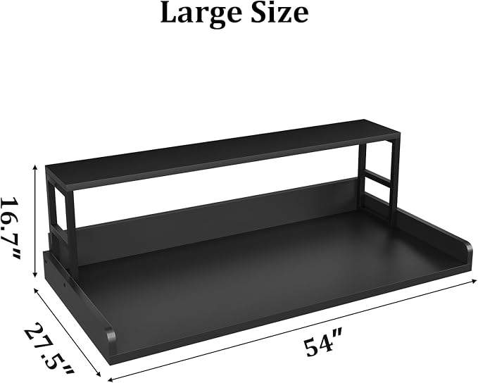 Washer Dryer Countertop with Shelf, 27.5″D x 54″W x 16.7″H, Countertop - Image 2