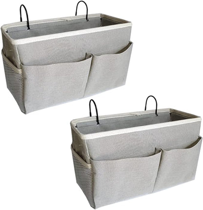 2-Pack Bedside Caddy, Bedside Hanging Storage Organizer by Someteth