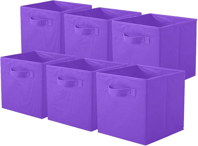 ShellKingdom Storage Bins, Foldable Fabric Storage Cubes And Cloth Storage by ShellKingdom