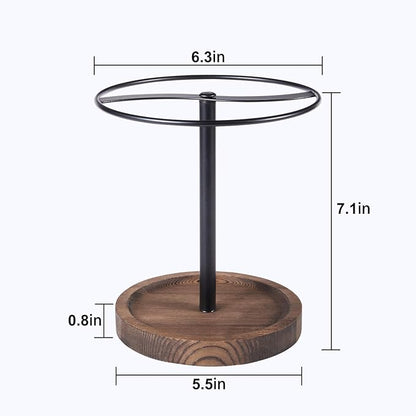 Sunglasses Organizer Wood Glasses Holder Stand, Metal Sunglass Storage Display - Image 7