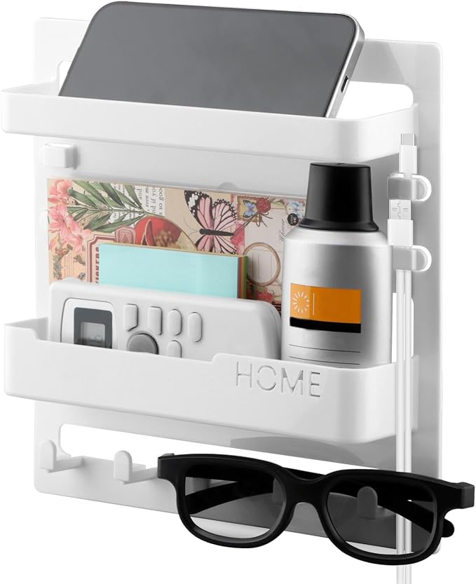 Bedside Shelf Wall Mount & Wall Nightstand by Unknown