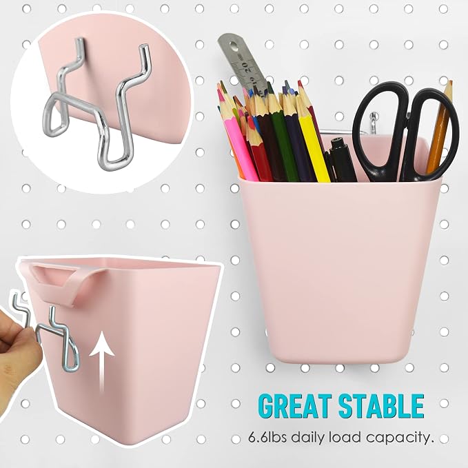 G.CORE Peg Board Organizer 21 Pack, Pegboard Accessories - Image 4