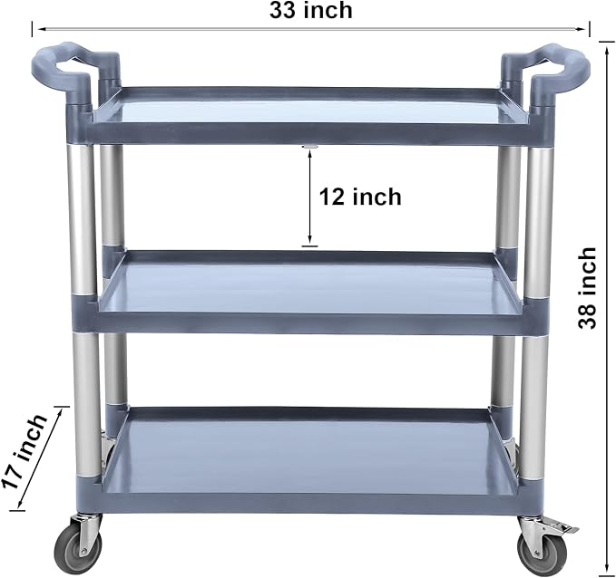 3-Tier Heavy Duty Utility Cart - Image 3