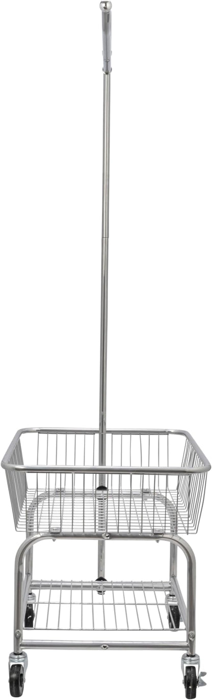 Household Essentials 6028-1 Rolling Laundry Cart - Image 5