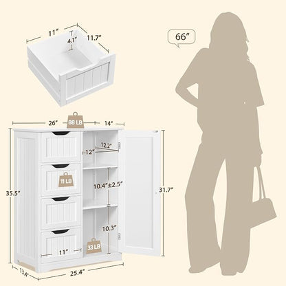 Yaheetech Bathroom Storage Cabinet - Image 3