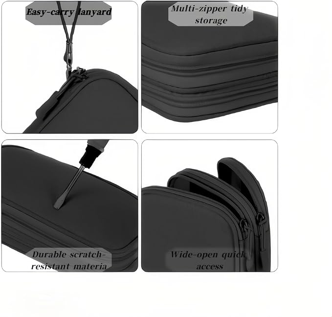 Portable Waterproof Double Layers All-in-One Storage Bag, Travel Cord - Image 6