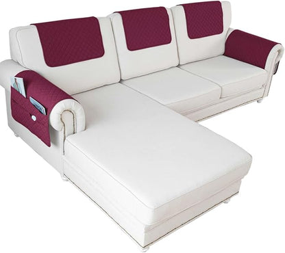Waterproof Sofa Armrest Cover Headrest Cover by ZGDDPZA