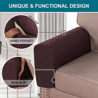 Turquoize 2 Pack Waterproof Armrest Covers - Image 4