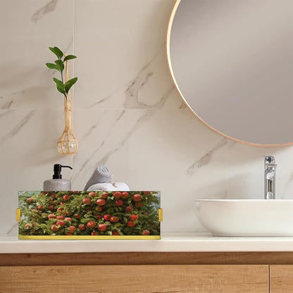 Orchard Apples Tree Bathroom Storage Basket, Foldable - Image 6