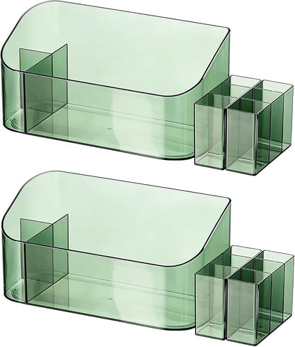 SUNFICON 2 Pack Makeup Trays Organizers Holders Cosmetic Display Cases Tabletop - Image 11