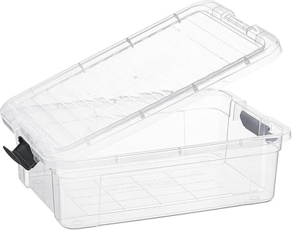 Superio 7.4 Quart Clear Plastic Storage Bin - Image 5