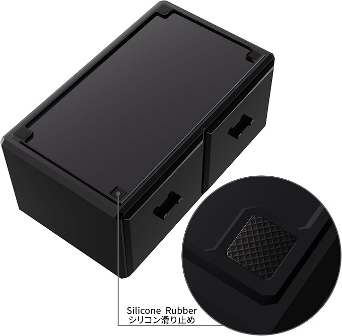 READAEER Makeup Organizer 3 Pieces Cosmetic Storage Case - Image 3
