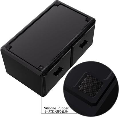 READAEER Makeup Organizer 3 Pieces Cosmetic Storage Case - Image 3