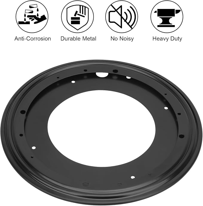 12Inch Lazy Susan Hardware 5/16" Thick Round Lazy Susan Turntable Bearing Plate - Image 5