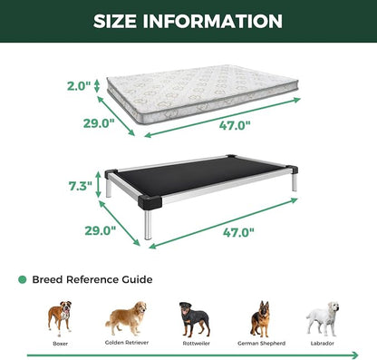 FXW TitanNest Chew-Proof Elevated Dog Bed, Raised Cot - Image 6