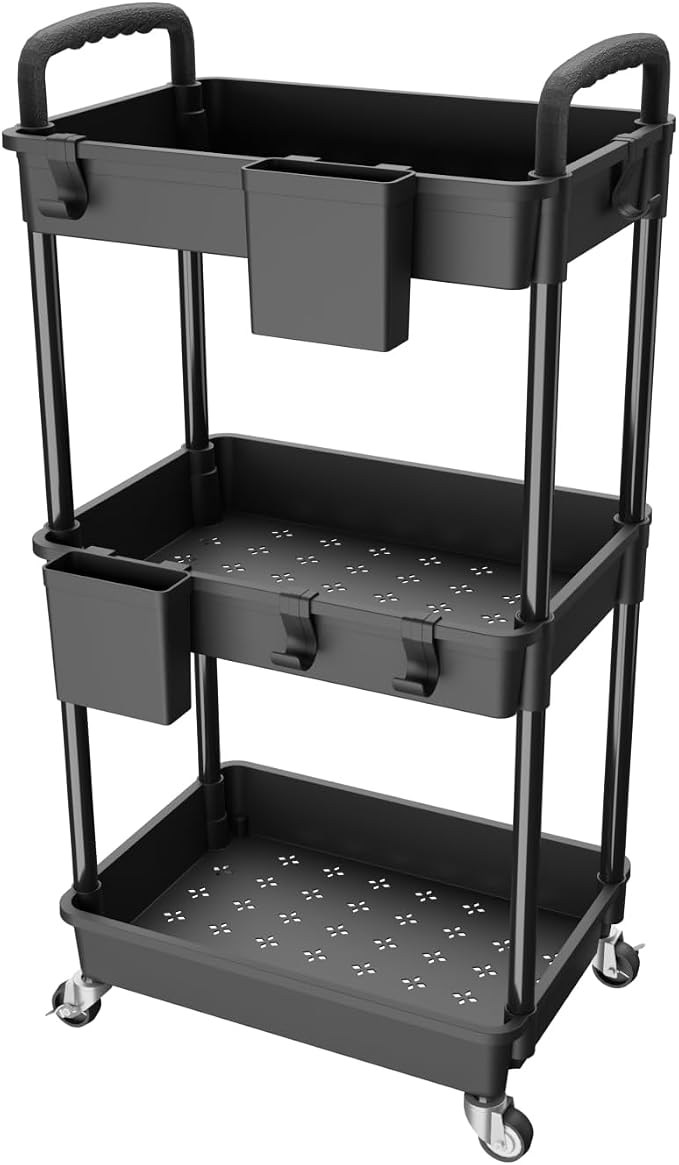 3 Tier Rolling Utility Cart by REBECAT