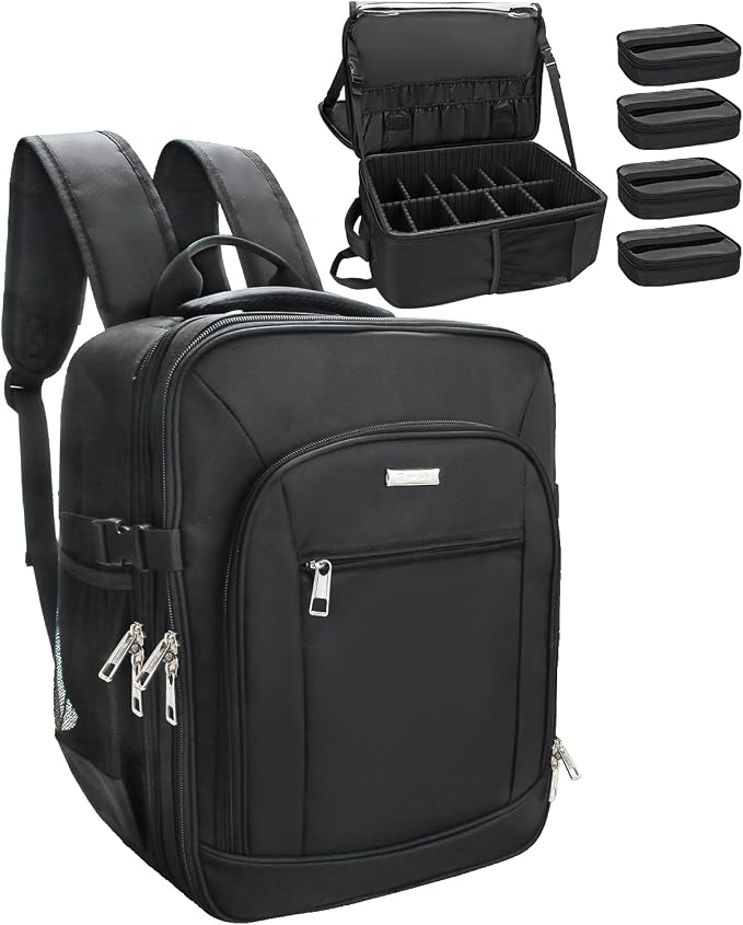 TANTO Makeup Backpack Makeup Artist Bag Professional Extra Large Cosmetic Bag by TANTO