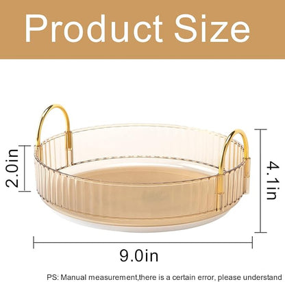 360° Rotating Makeup Organizer, Bathroom Make Up Spinning Holder Rack, Large - Image 3