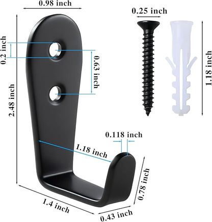 Stainless Steel Hooks for Hanging, Heavy Duty Hook, Wall Hooks Key Holder Wall - Image 2