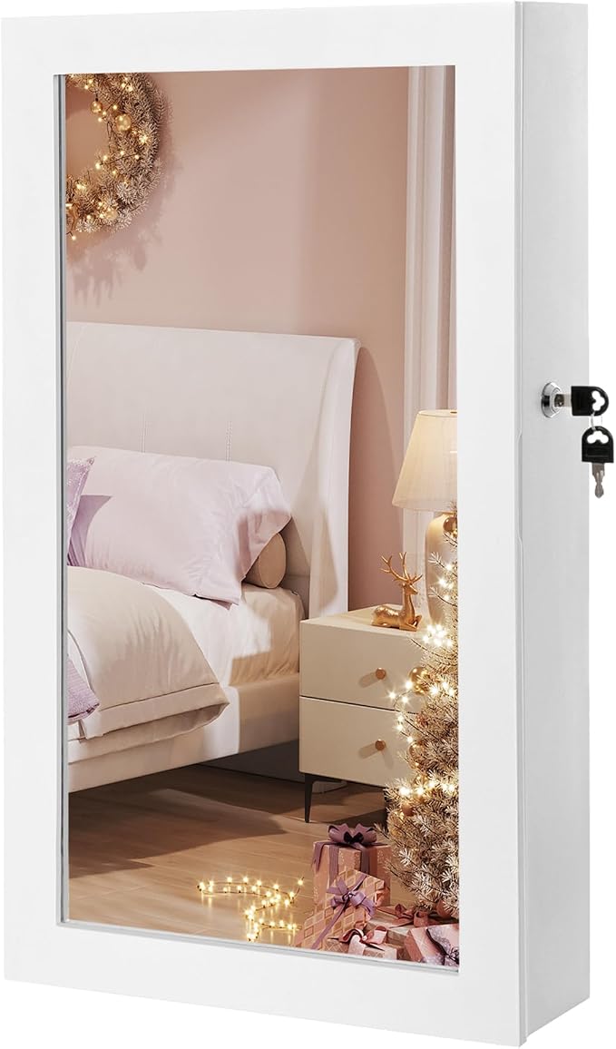 SONGMICS Lockable Jewelry Cabinet Armoire by SONGMICSbySONGMICSHOME