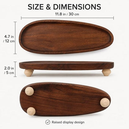 Wooden Entryway Catchall Tray for Keys, Watch & Small Essentials - Image 6
