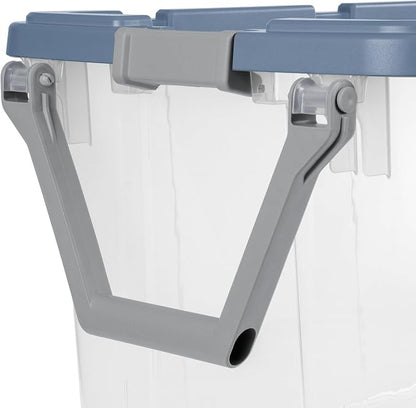 Extra Large Storage Bin, 40 Gallon Wheeled Plastic Storage Container - Image 8