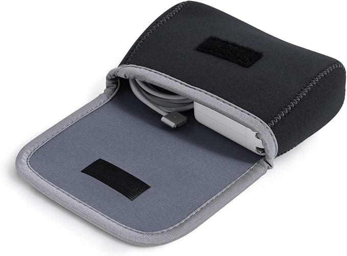 LENTION Medium Gray Travel Electronic Organizer Pouch by LENTION