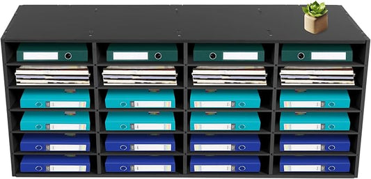 Mail Sorter Organizer, 24 Compartments Mailbox by LEYSRIS