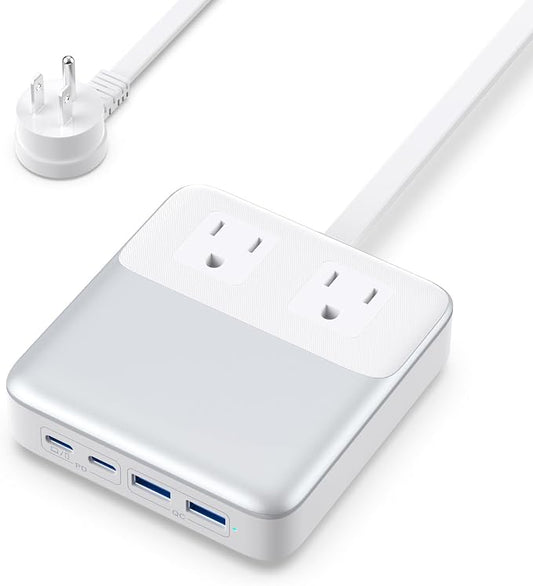USB C Charger Block, 135W GaN IV Fast Charging Station Hub, 6-in-1 USB C Power by Feob