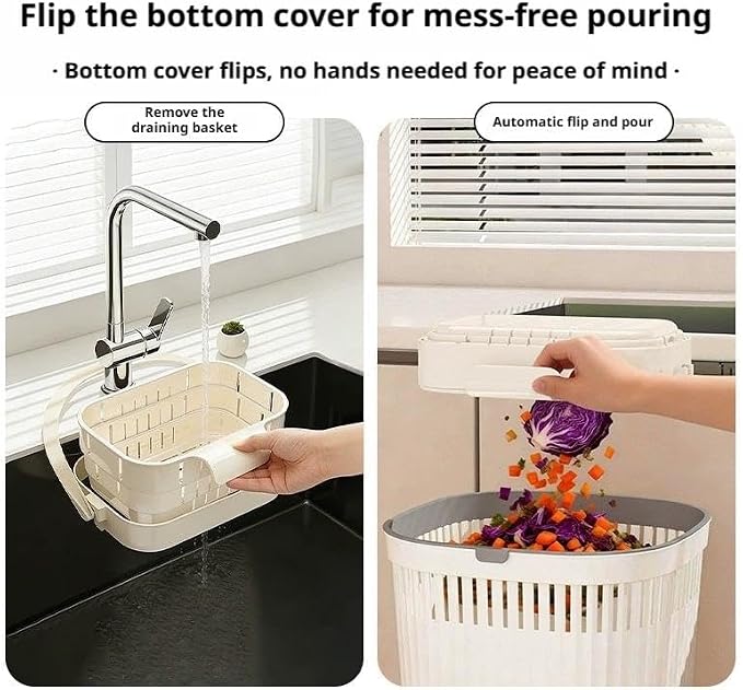 Foldable Hanging Sink Drain Basket, 2026 Stretchable Kitchen Colander - Image 9