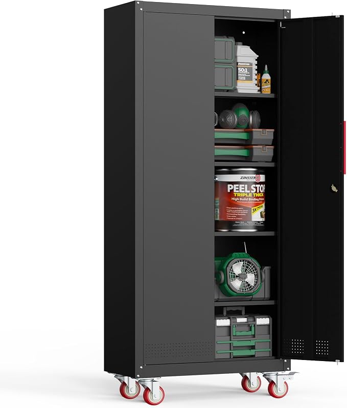 71" H Garage Storage Cabinet by Kelueo