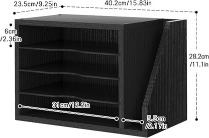Wooden Mail Organizer, Desk Organizer - Image 3