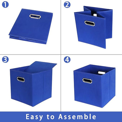 Fabric storage bins Cubes, Fabric Cube Organizer - Image 6